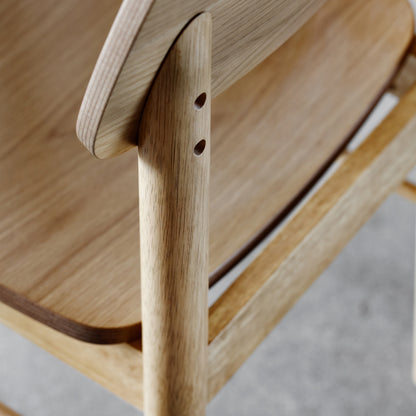 Barlow Bar Table in Matt Oak Included 2 Barlow Bar Stool in Matt Oak