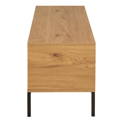 Seaford Tv Unit 2 Doors 1 Drawer in Matt Wild Oak