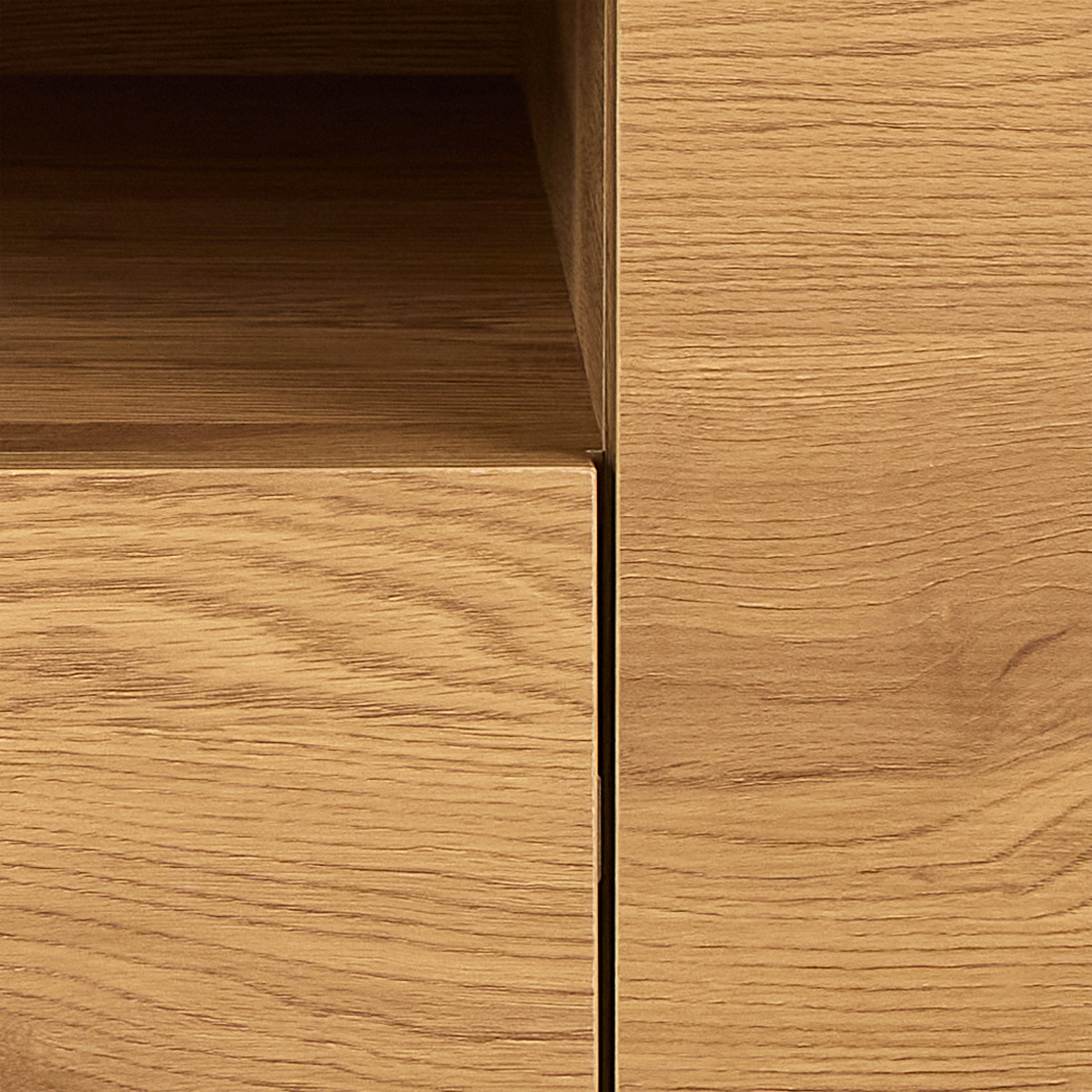 Seaford Tv Unit 2 Doors 1 Drawer in Matt Wild Oak