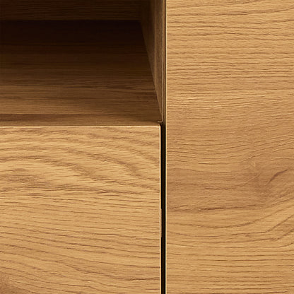 Seaford Tv Unit 2 Doors 1 Drawer in Matt Wild Oak