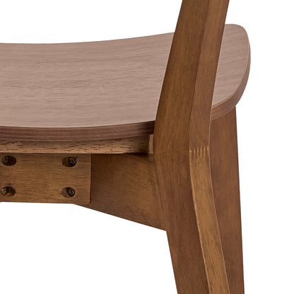 Roxby Dining Chairs in Walnut Set of 2