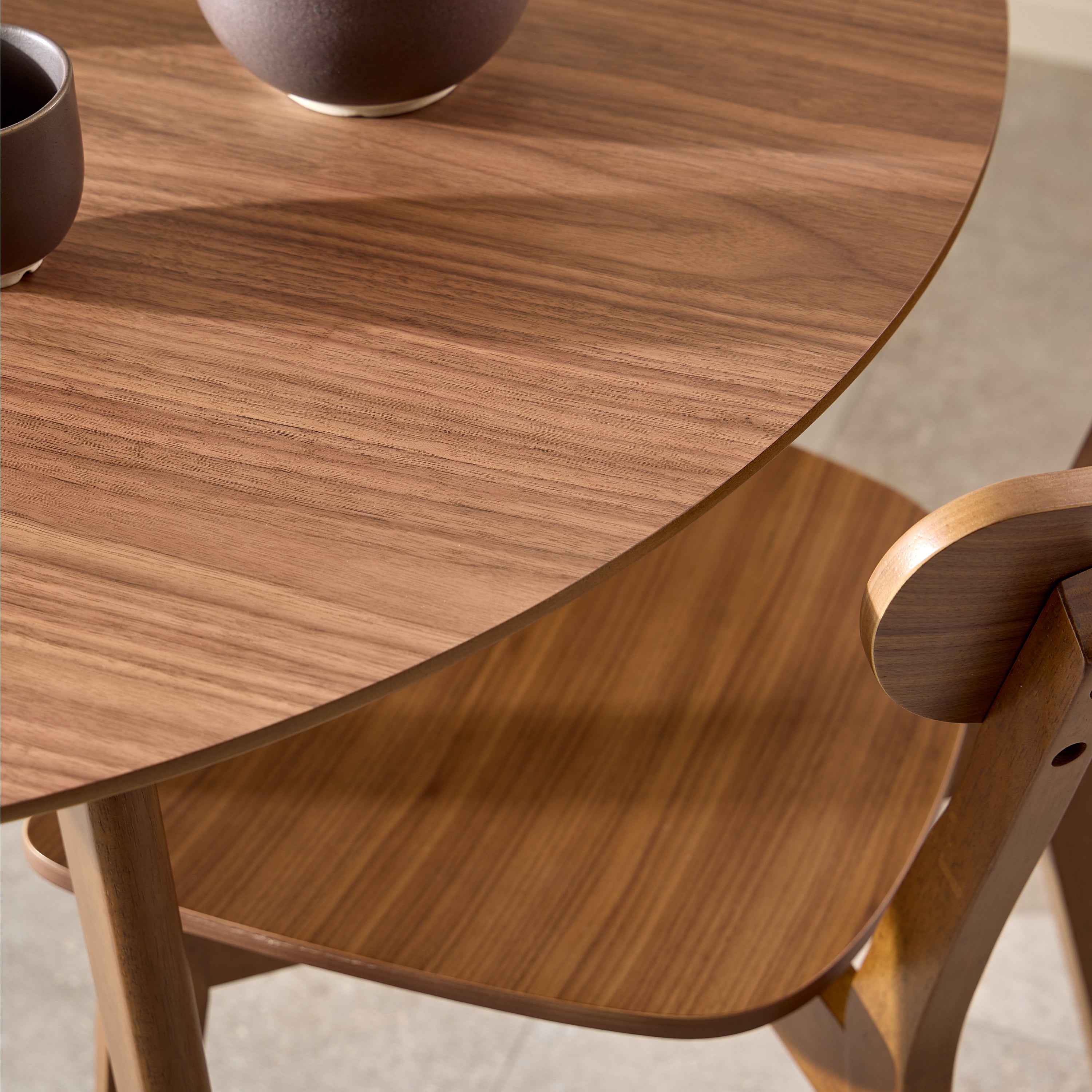 Roxby Dining Chairs in Walnut Set of 2