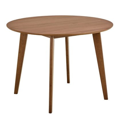 Roxby Round Dining Table in Walnut 120x76cm