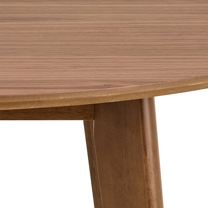 Roxby Round Dining Table in Walnut 120x76cm