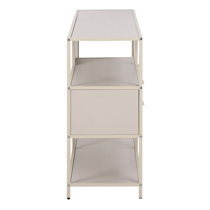 Seaford Grey Storage Unit with 2 Drawers and 3 Shelves