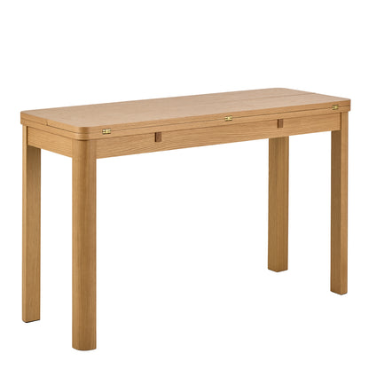 Southampton Extendable Rectangular dining table in Matt Oak 45/90 x 120 cm