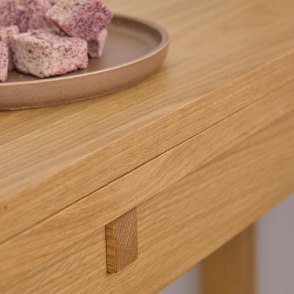 Southampton Extendable Rectangular dining table in Matt Oak 45/90 x 120 cm