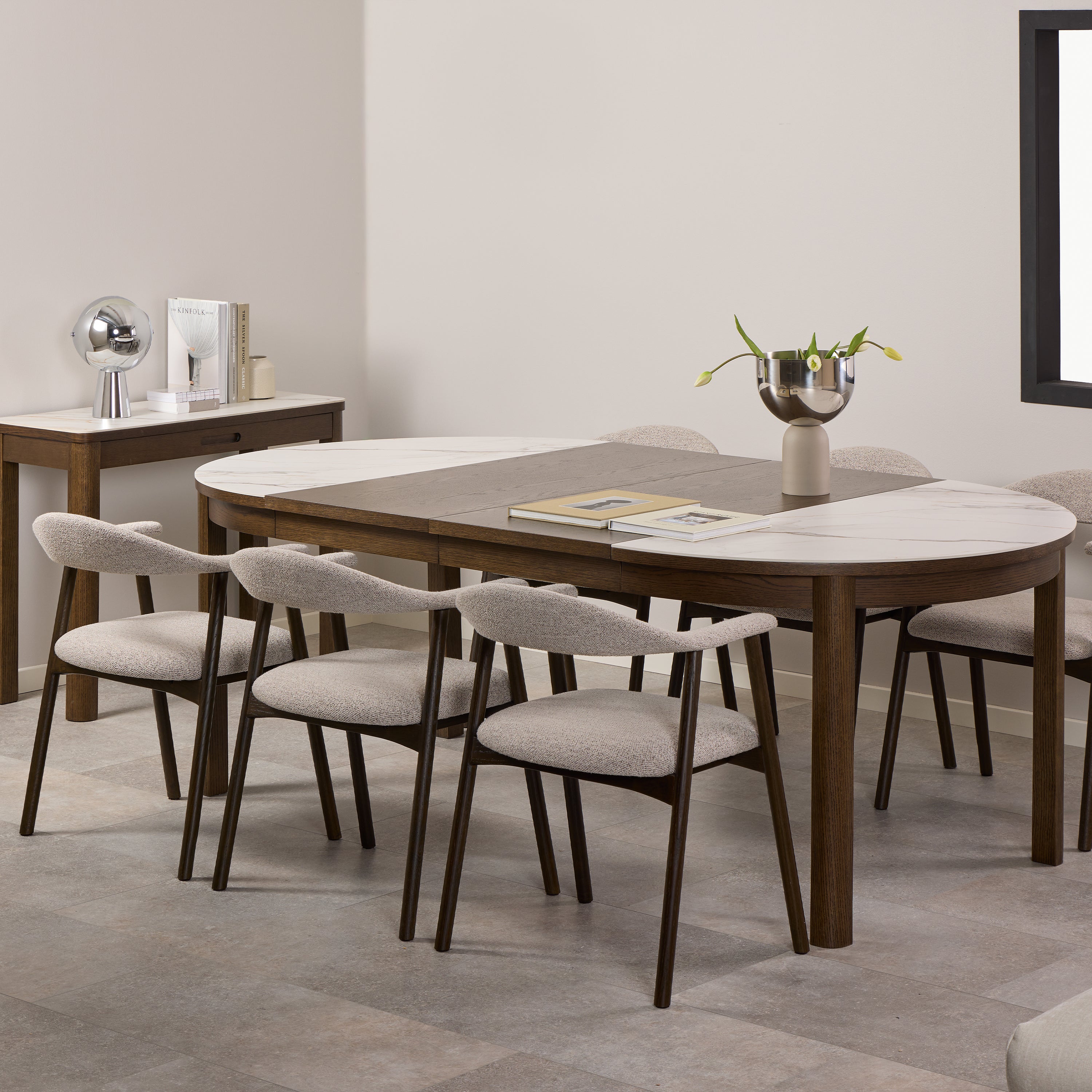 Southampton Extension Leaf in Smoked Oak Veneer Set of 2