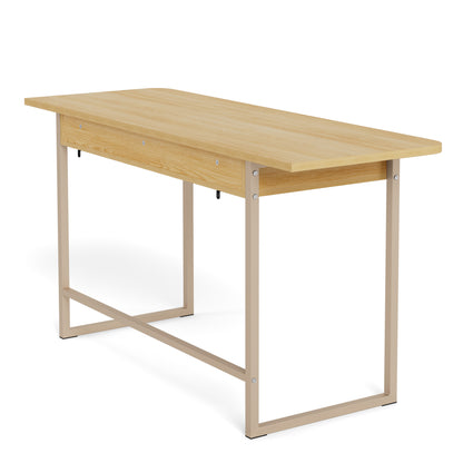 Darlington Console Table With 2 Open Shelves and Oak Top