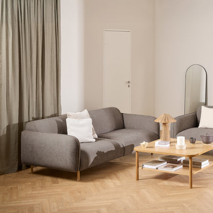 Westham 3 Seater Sofa in Fay Dusty Brown Fabric