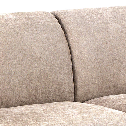 Westham 3 Seater Sofa in Fay Beige Fabric