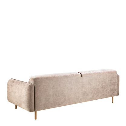 Westham 3 Seater Sofa in Fay Beige Fabric