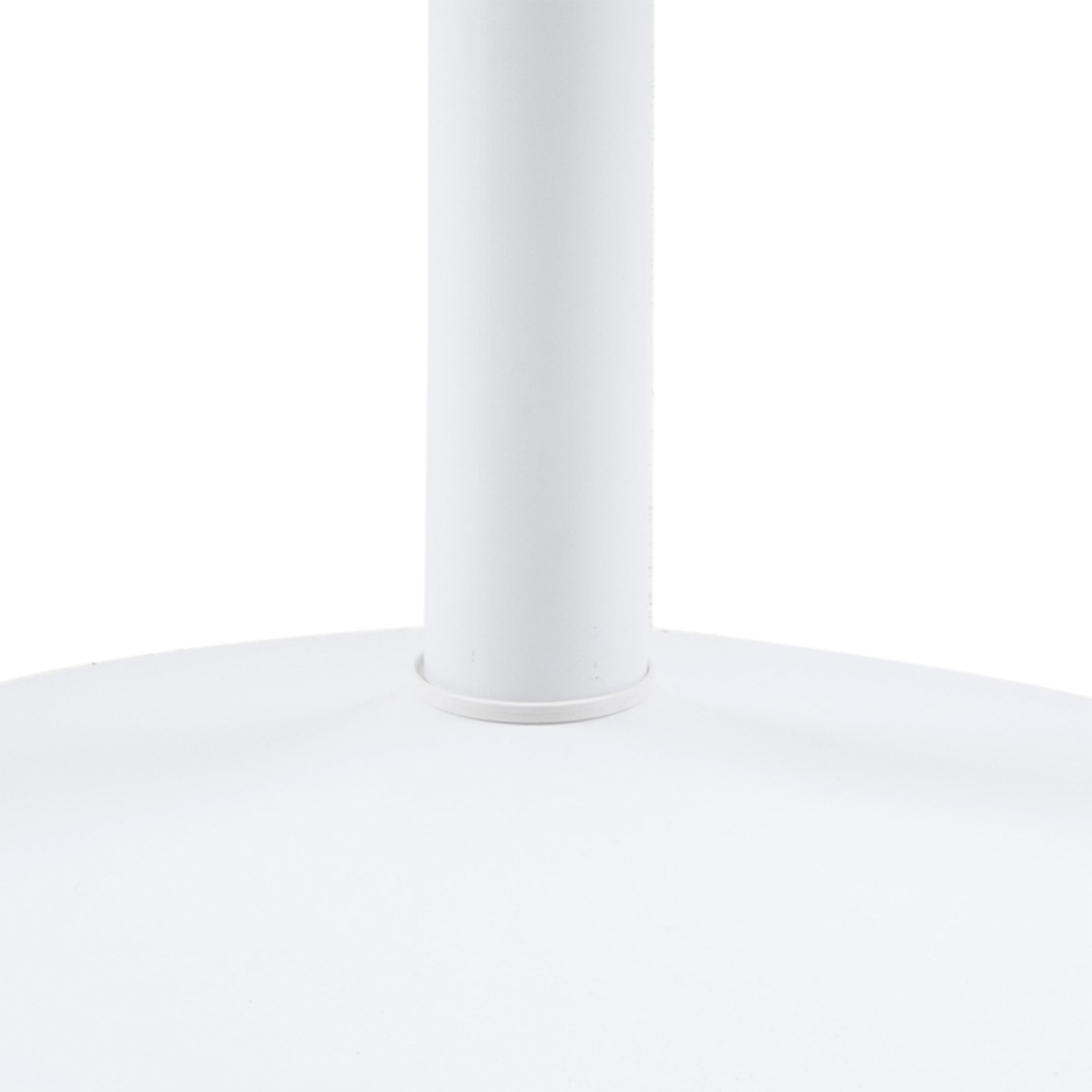 Ibiza Round Dining Table with White Top and White Base