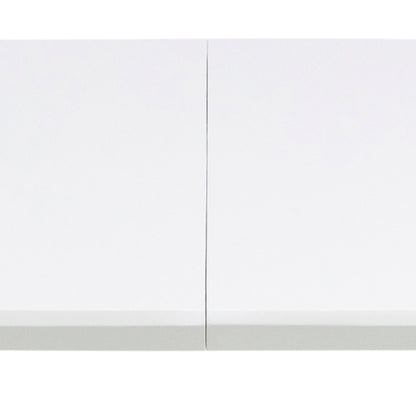 Belina Oval Dining Table in White & Oak