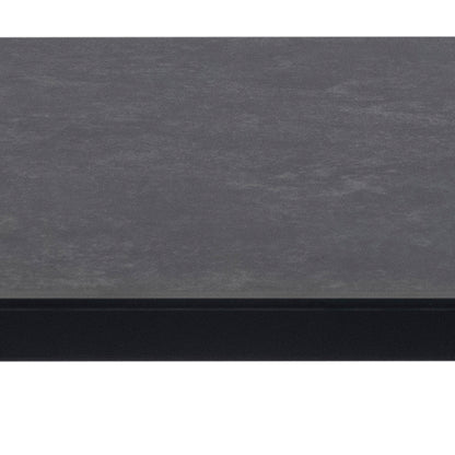 Brentford Matt Black Ceramic Dining Table