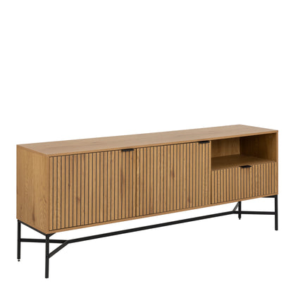 Jaipur Sideboard with  2 Doors and 1 Drawer in Wild Oak