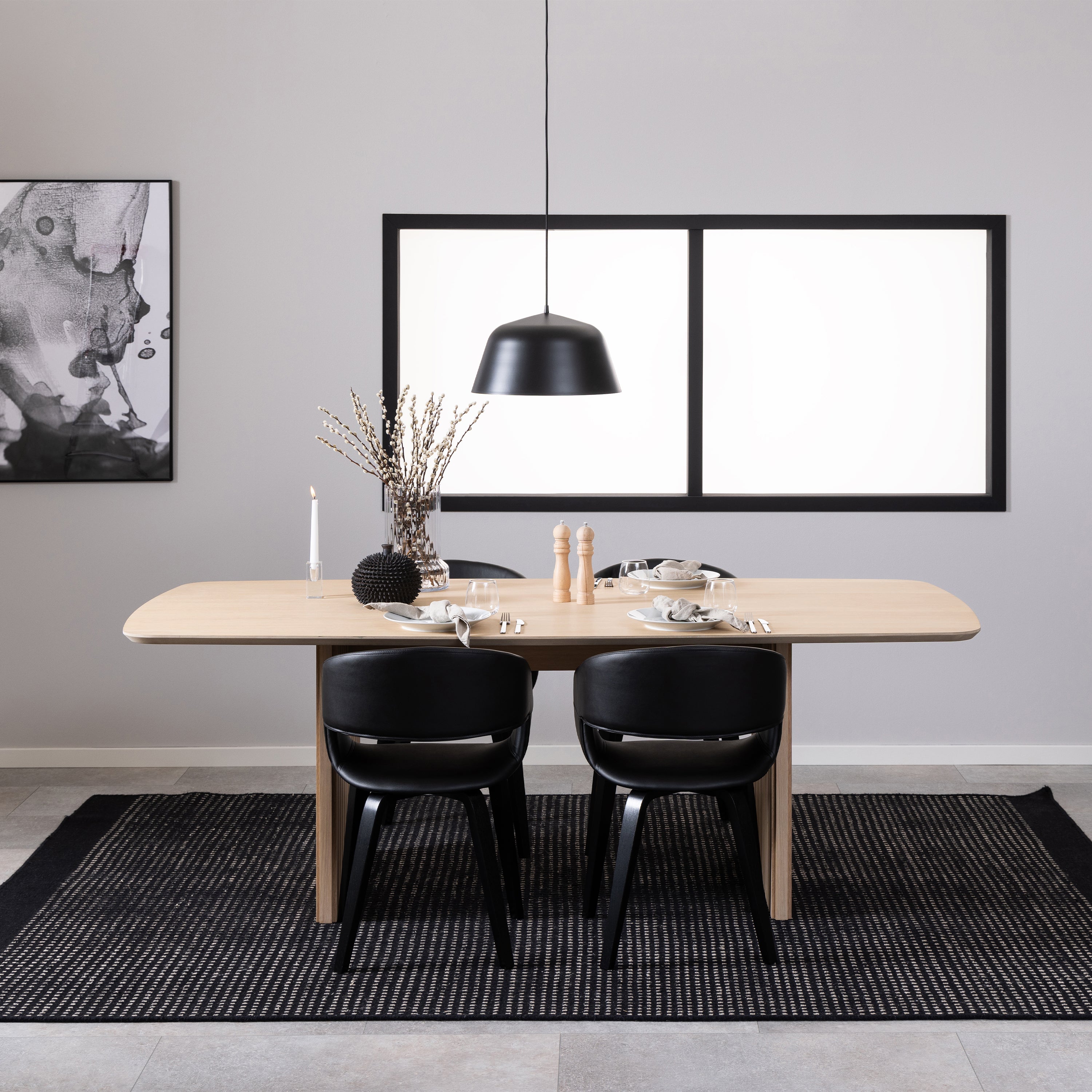 Christo Dining Table in Oak 220x75cm