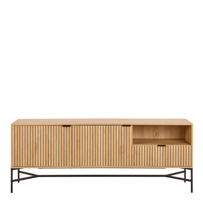 Jaipur Sideboard With 2 Doors and 2 Shelves in Oak
