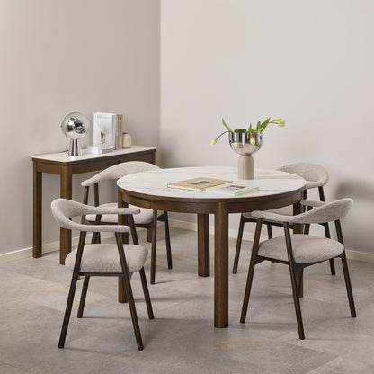 Southampton Console Table 1 Drawer in Cream Ceramic