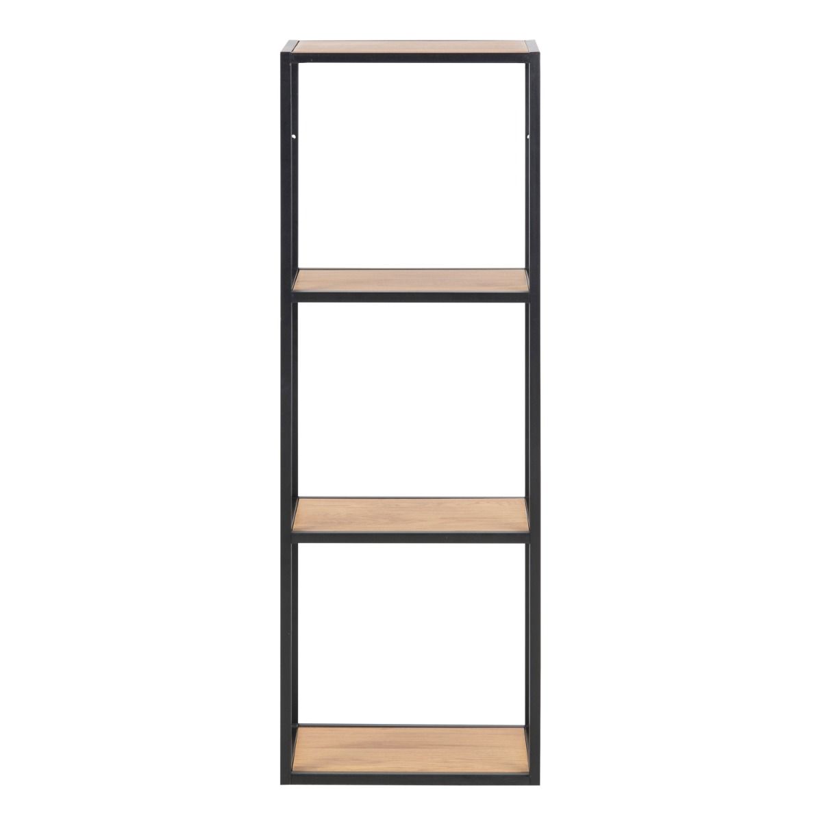 Seaford Black Metal Wall Shelf