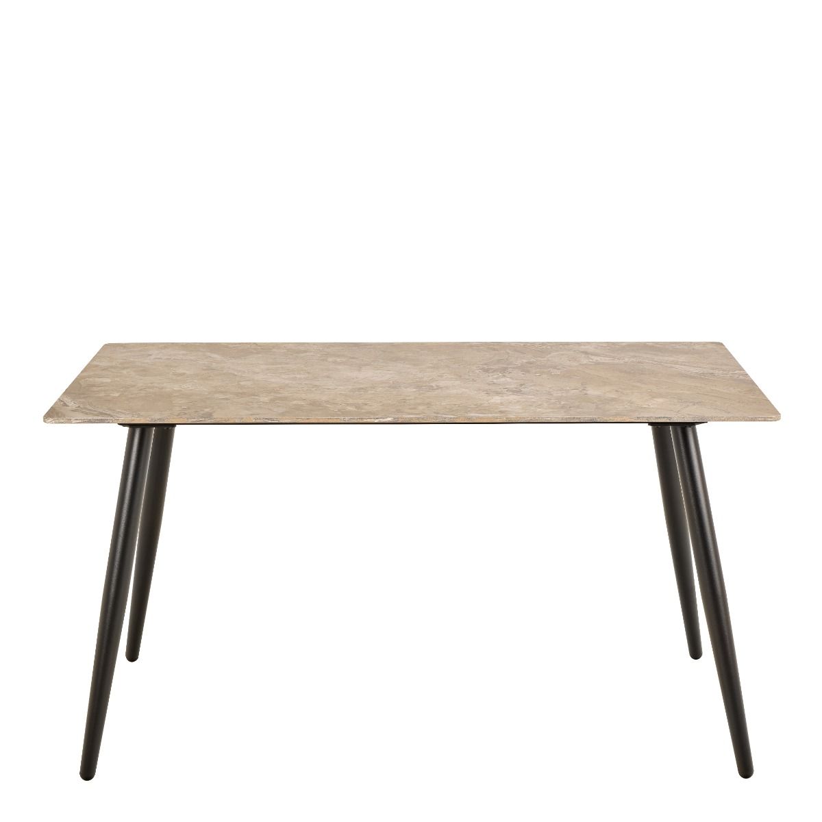 Wicklow Ceramic Dining Table Brown/Black