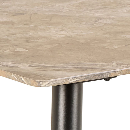 Wicklow Ceramic Dining Table Brown/Black