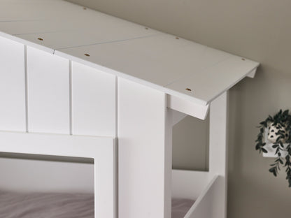 Acorn Treehouse Midsleeper & Storage Unit - White
