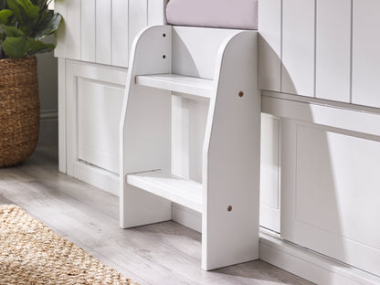 Acorn Treehouse Midsleeper & Storage Unit - White