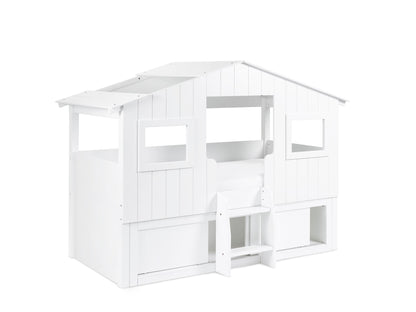 Acorn Treehouse Midsleeper & Storage Unit - White