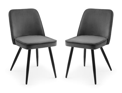 Burgess Dining Chairs - Grey (Set of 2)