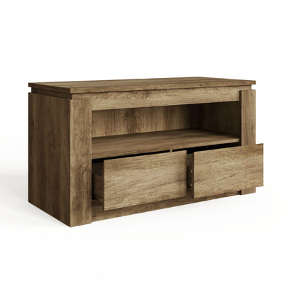 Canyon Oak 2 Drawer TV Unit