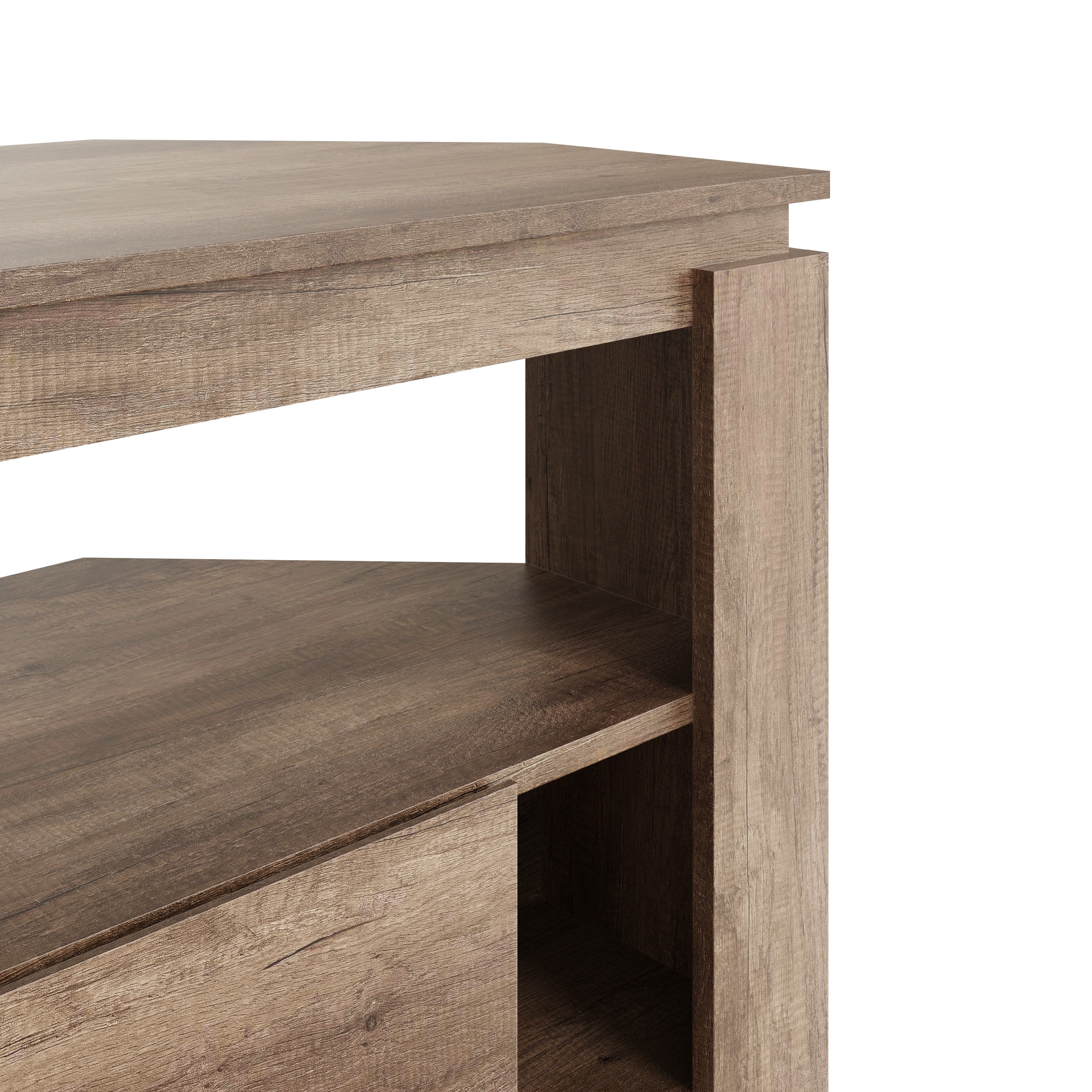 Canyon Oak Corner Tv Unit