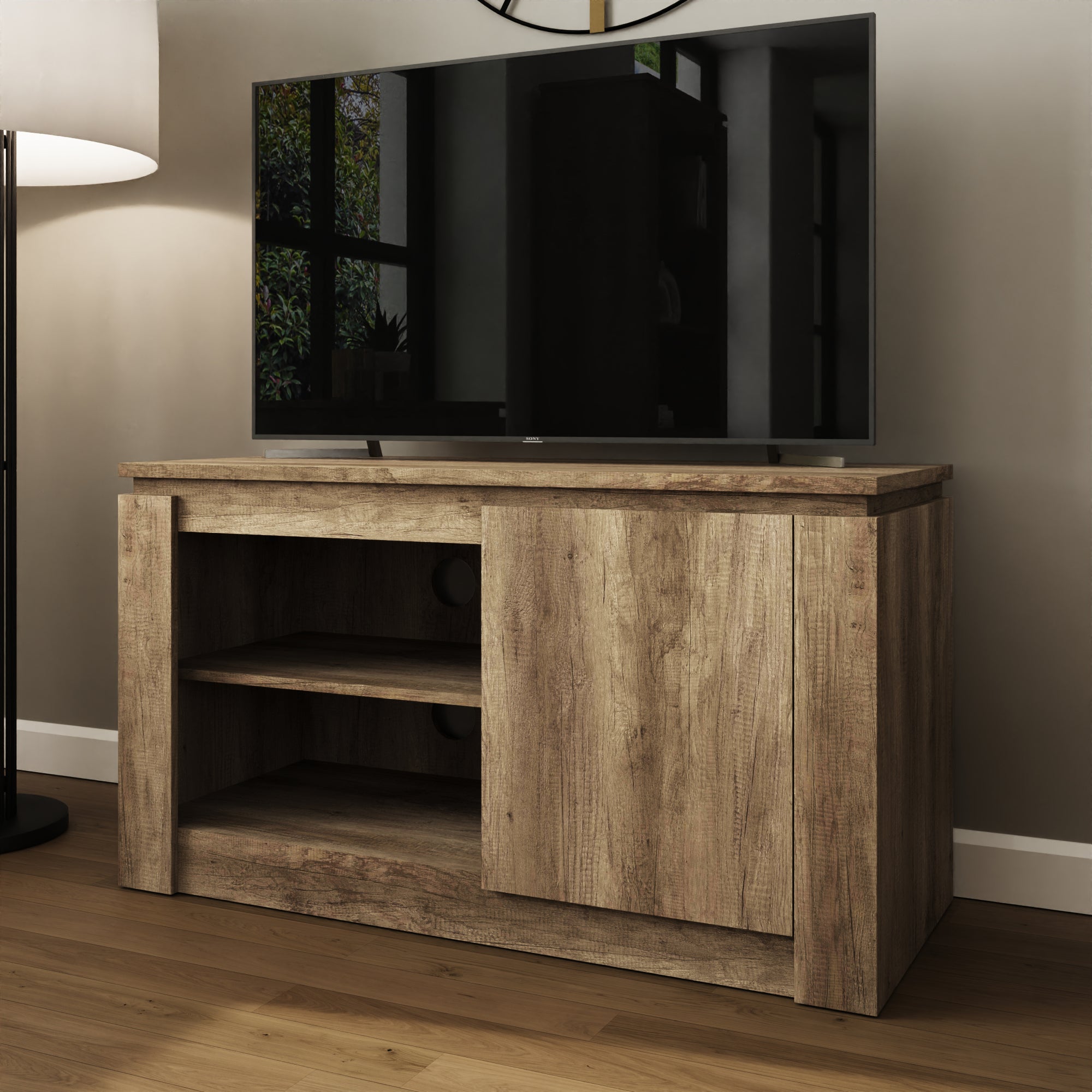 Canyon Oak Compact TV Unit