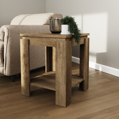 Canyon Oak Lamp Table