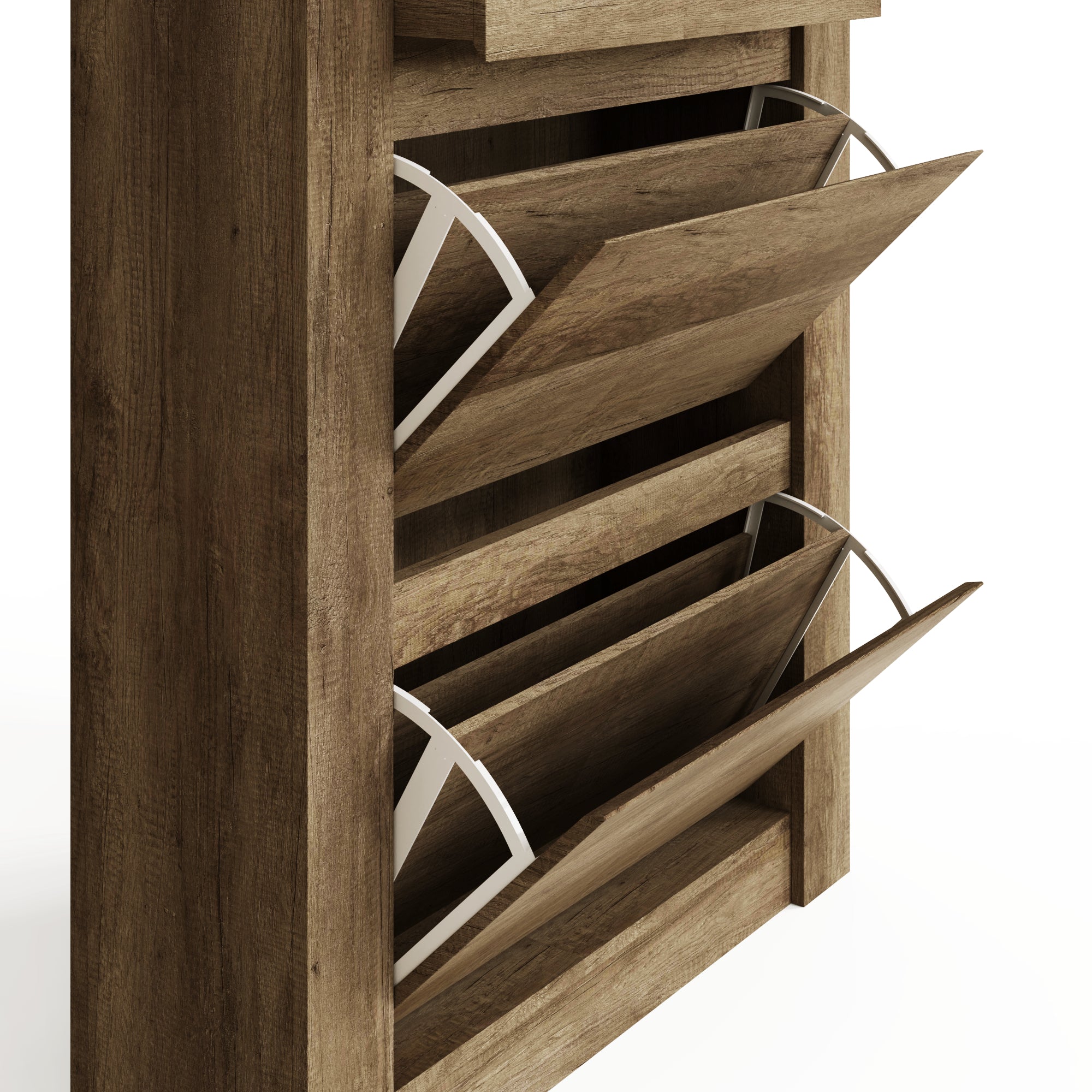 Canyon Oak Shoe Cabinet - GFW