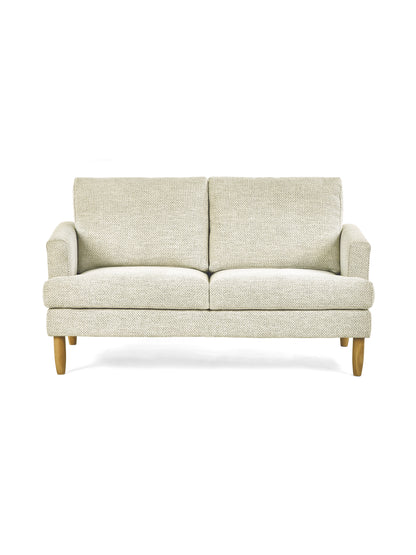 Daisy Beige Pearl Barley Upholstered Compact 2 Seater Sofa