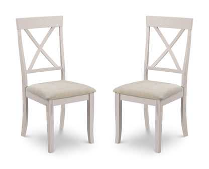 Davenport Elephant Grey Dining Chairs (Set Of 2)
