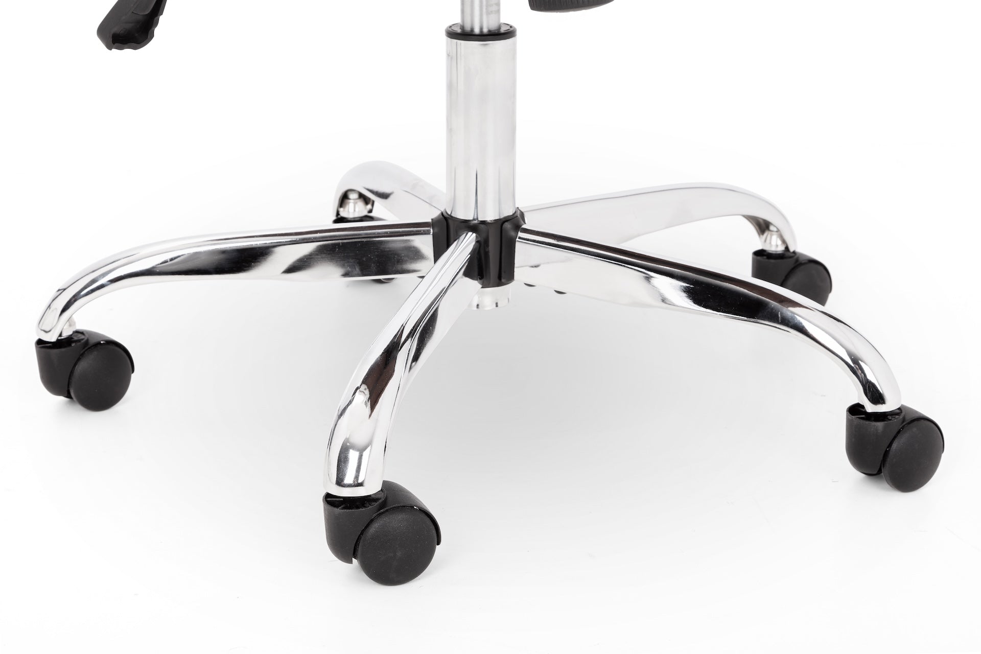 Gio Brown & Chrome Office Chair