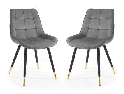 Hadid Dining Chairs - Grey (Set Of 2)