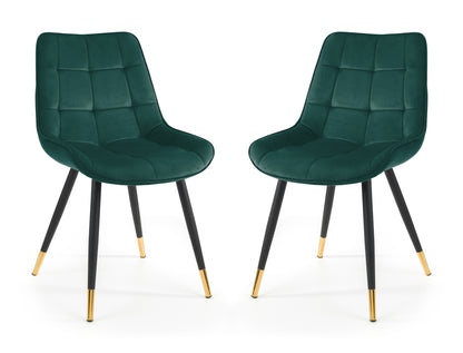 Hadid Dining Chairs - Green (Set Of 2)
