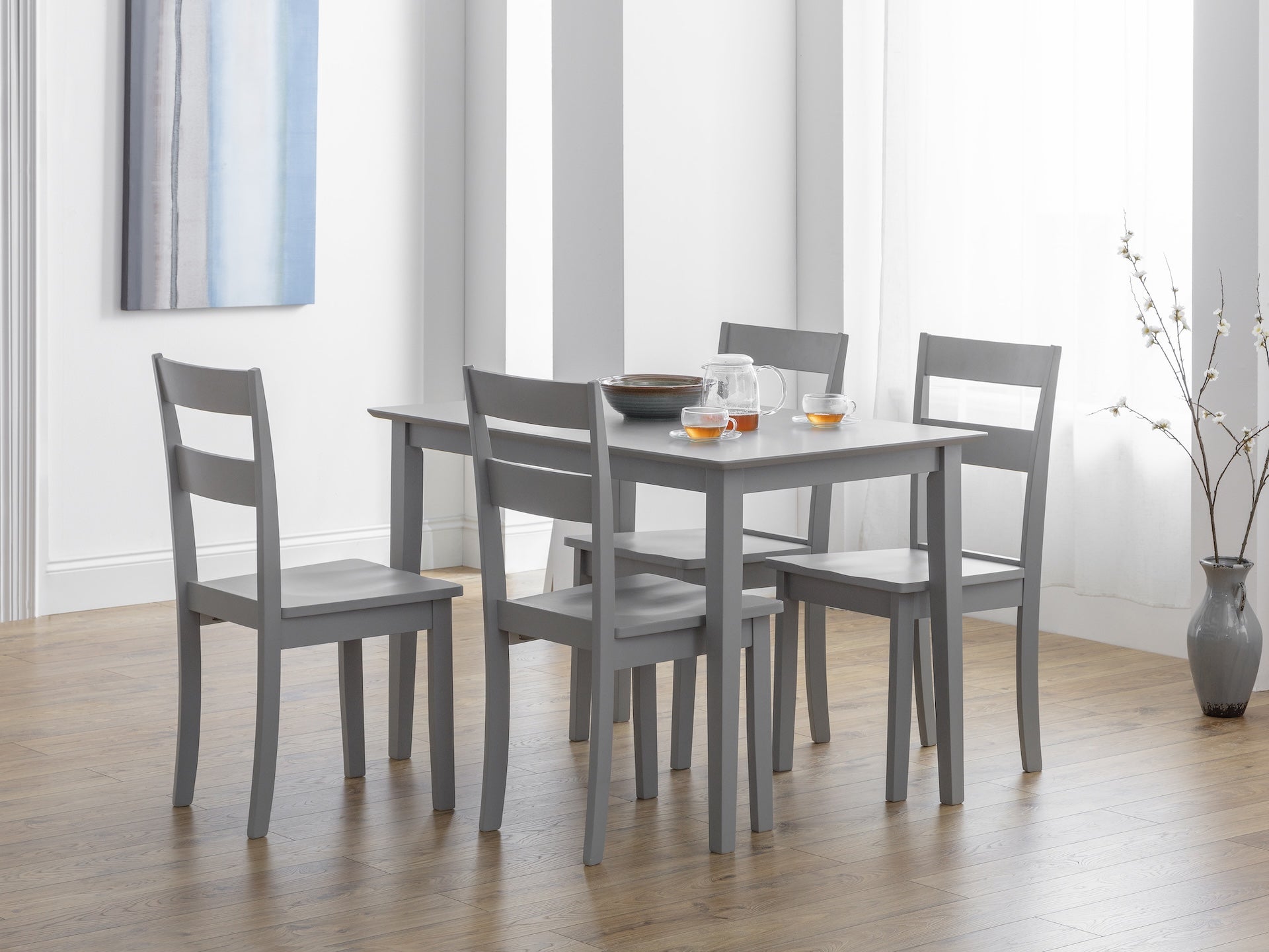 Kobe Compact Rectangular Table - Torino Grey