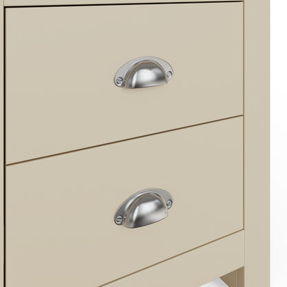 Lancaster 2 Drawer Bedside Cream