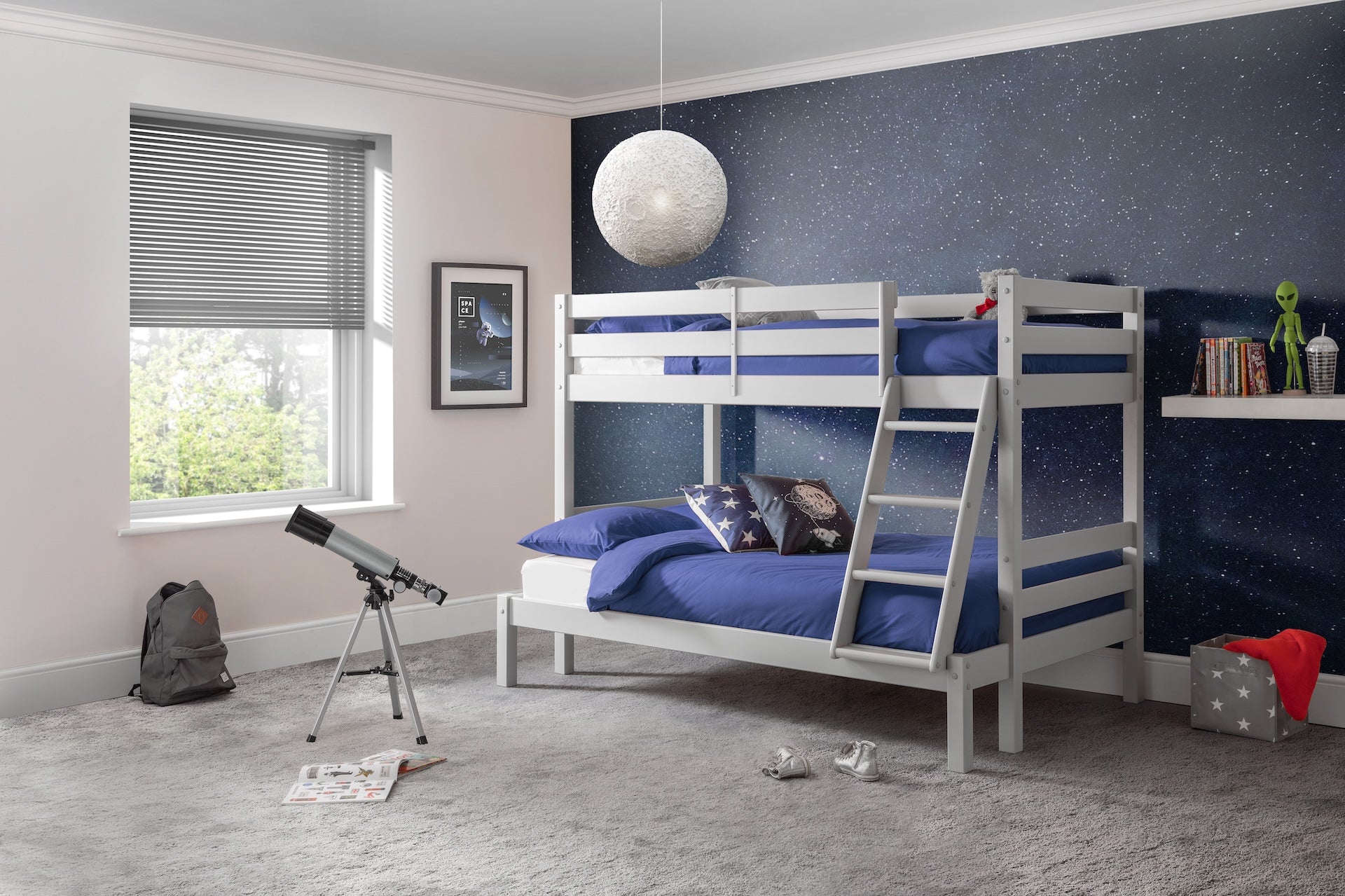 Merlin Triple Sleeper Bunk  Dove Grey