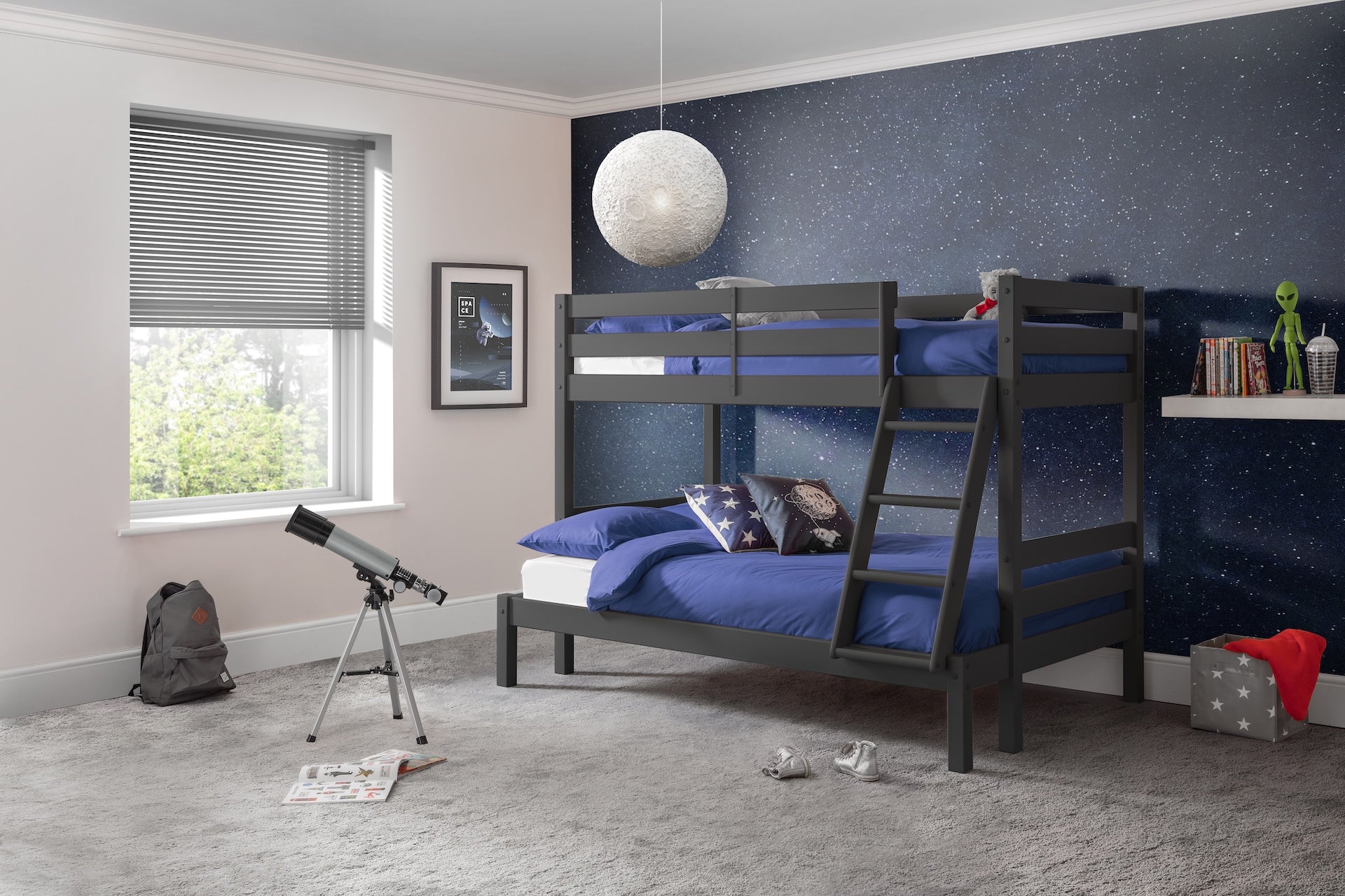 Merlin Triple Sleeper Bunk  Anthracite