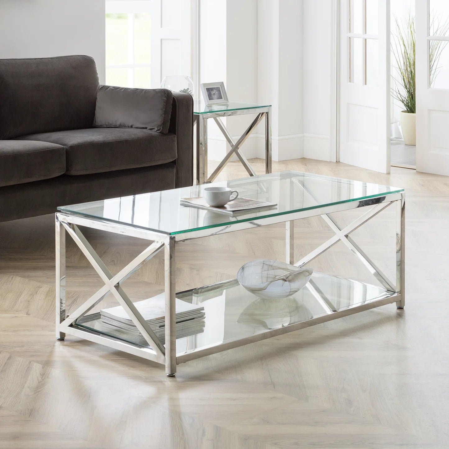 Miami Coffee Table - Silver