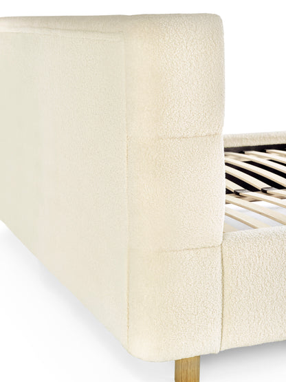 Oberon Boucle Bed Frame