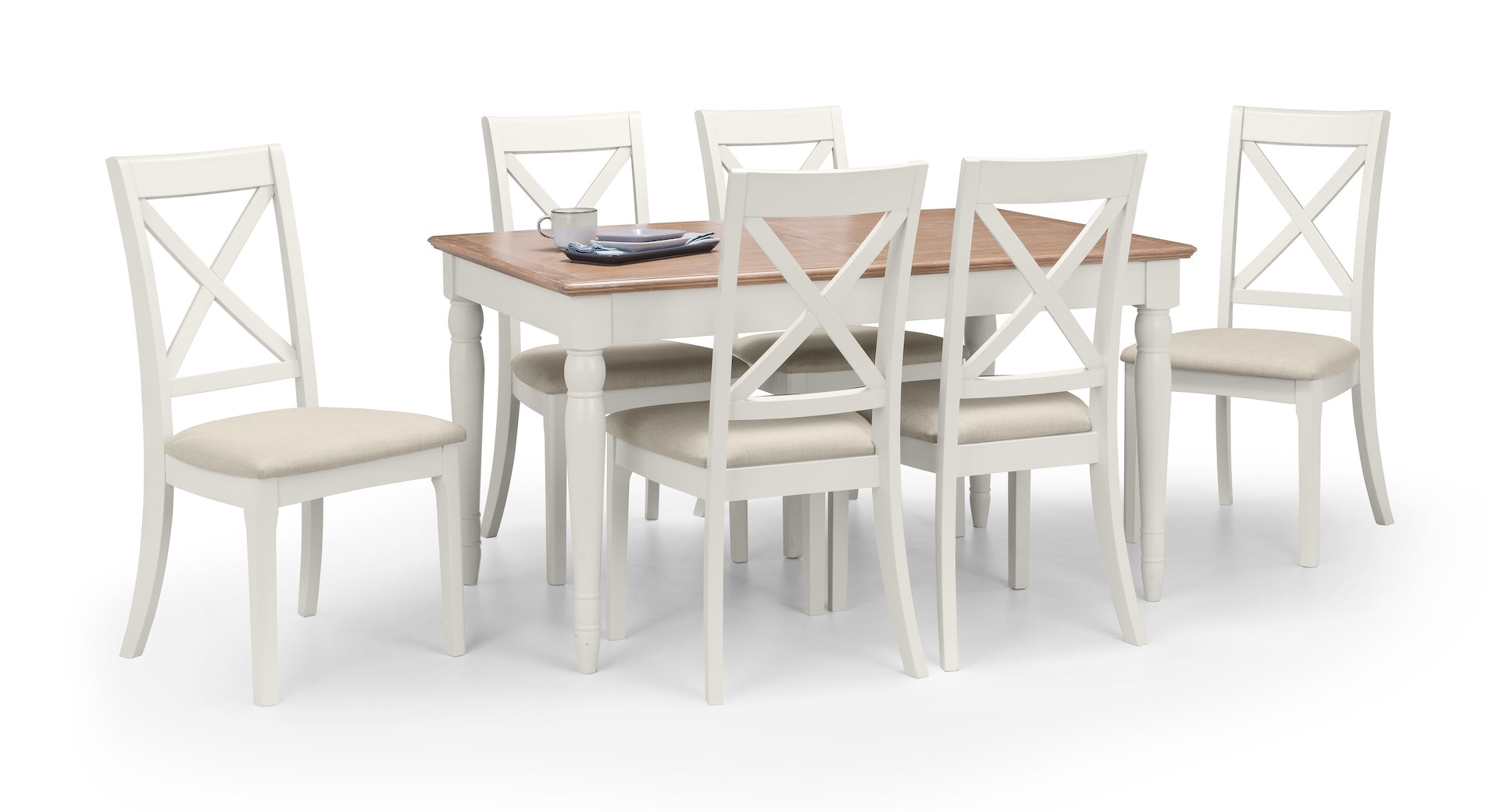 Provence Dining Chairs - Grey (Set Of 2)