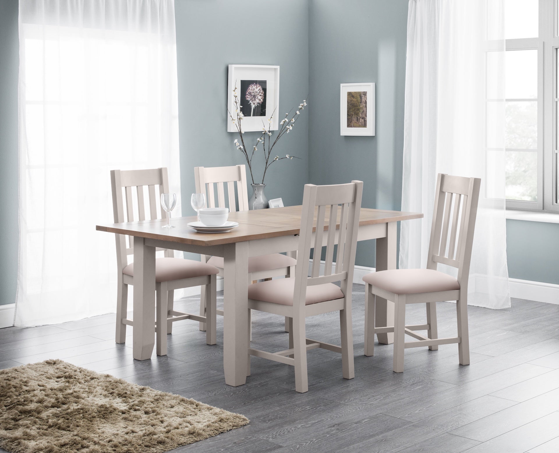 Richmond Dining Chairs - Grey (Set Of 2)