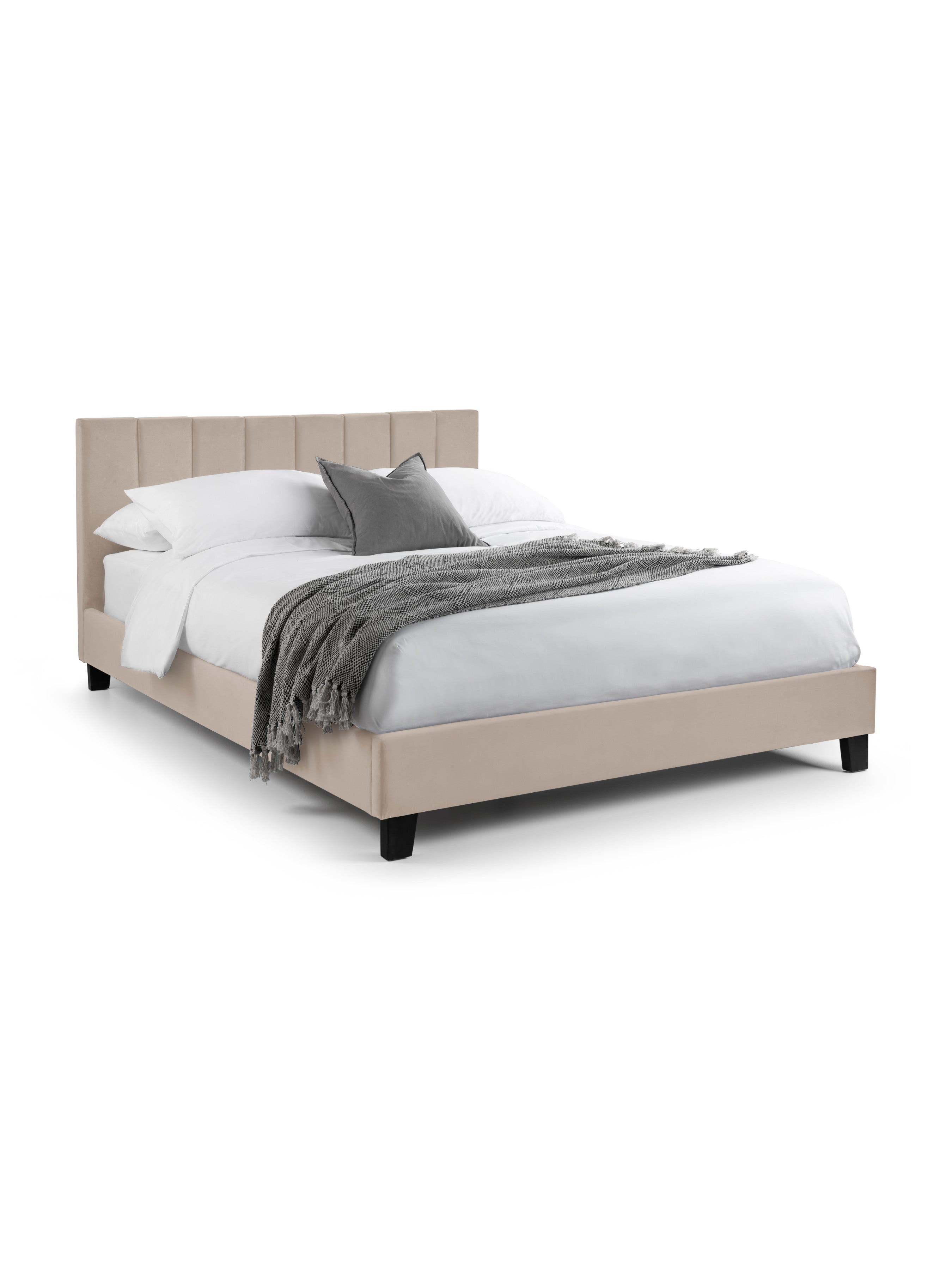 Rosa Bed Frame - Cream Velvet
