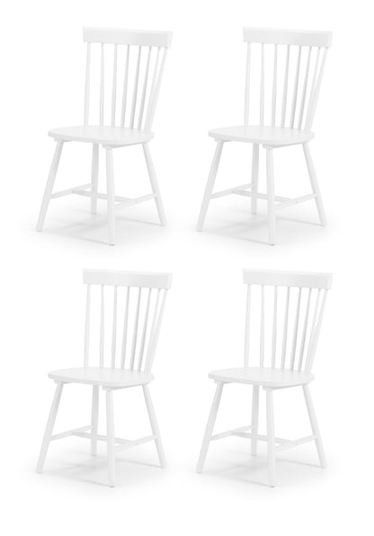 Torino White Chairs (Set Of 4)